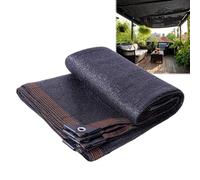 Premium 90% protezione UV Ombra Cloth - Resistente agli strappi Rete parasole per giardino, patio, pergolato e cortile, disponibile in 6,1 x 50 m, 20 x 30 m, 35 x 40 m, 30 x 50 m, nero 6,1 x 6,1 m
