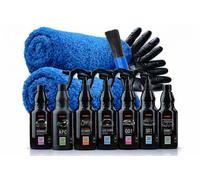 Premium ADBL Kit Pulizia Abitacolo Auto Cockpit Vetro Imbottitura Vernice...