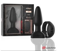 Premium Anal Plug Push Spinta Pulsante Andrè telecomando nero 13,2 cm anale