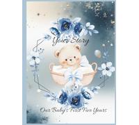 Premium Baby Boy Memory Keepsake Photo Book: A Keepsake Journal from Pregnancy to Age 5 | First Year Milestones, Growth Charts, Photos & Memories | Premium Baby Shower Gift