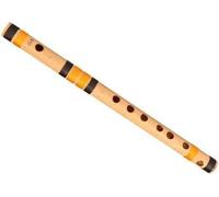 Premium Bamboo Scale "G-Sharp" Flauto / Bansuri 7 fori strumento musicale per principianti e professionisti - Confezione da 1 flauto in bambù 11 pollici (circa)