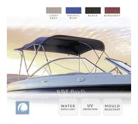 Premium Barca Bimini Top Calotta, 3 Arco, Per 140cm-160cm Largo. Selezione Color