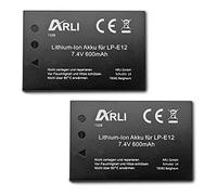 Premium Batteria per Canon LP-E12 LPE12 EOS M EOS-M50 EOS M50 LP E 12 E12 850 mAh