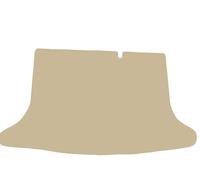 Premium BEIGE Tappetino tronco per Nissan Pulsar C13 2014-…