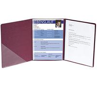 Premium Bewerbungsmappe bordeaux