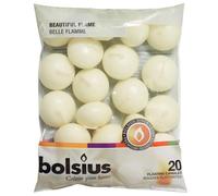 Premium Bolsius Candele Galleggianti 20 Confezione 4.5HOUR Durata 2 Colori