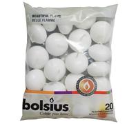 Premium Bolsius Candele Galleggianti 20 Confezione 4.5HOUR Durata 2 Colori