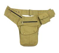 Premium borsa cintura Buddy beige colori ottone marsupio