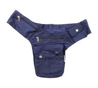 Premium borsa cintura Buddy blu argento marsupio