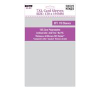 Premium Card Sleeves - 7XL Sleeves (130mm x 195mm) - 110 Sleeves per Pack
