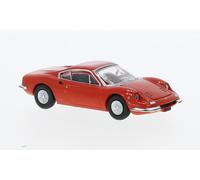 PREMIUM CLASSIXXS 1/87 FERRARI DINO 246 GT 1969 ROSSO MODELLINO STATICO DIECAST
