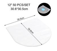 Premium Clear Vinyl Record Sleeves confezione da 50 sacchetti protettivi per 12