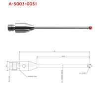 Premium CMM Styli con ottima resistenza all'usura e trasmissione della luce