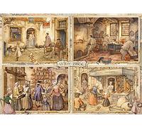 Premium Collection 18818 Anton pieck-bakers da XIX secolo puzzle da 1000 pezzi, multicolore