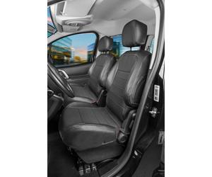 Premium Coprisedili per Renault Master III 02/2010-Oggi, 2 coprisedili singoli anteriori + 2 copri bracciolo