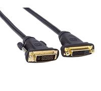 Premium Cord Cavo di prolunga DVI - 3 m, Dual Link, DVI-D (24 + 1) Femmina a Maschio, Digitale, Full HD 1080P 60Hz, Colore Nero, kpdvimf3, 3 m