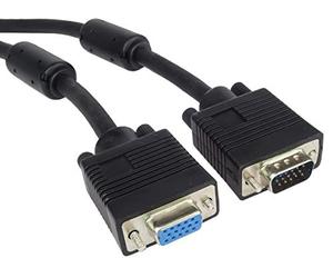 Premium Cord Prolunga HQ Coassiale 2X Ferrite SVGA DDC2 3Xcoax + 8-Core 20 m