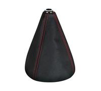 Premium, cuffia leva cambio in pelle - Nero/Rosso