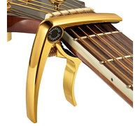 Premium Deluxe capotasto per chitarre acustiche ed elettriche - anche per chitarra classica, ukulele, basso, banjo e mandolino - alluminio leggero metallo Old Skool Pro