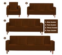 Premium Divano Cover Elastico Elasticizzato 1/2/3/4 Posto Fodera + 2 Federe