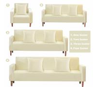 Premium Divano Cover Elastico Elasticizzato 1/2/3/4 Posto Fodera + 2 Federe