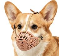 Premium Dog Muzzle, Breathable Anti Barking, Biting Muzzle Home, Multiuse | Dog Protective Covers Trimming Training Scavenging Biting Puppy Cat Duck Parrot Pet Snout Face