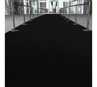 Premium Eventteppich Messeteppich Matrimoni Corridori Vip-Teppich Nero 980