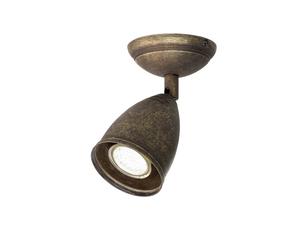 Premium Faretto Spot da Soffitto Plafoniera Orientabile Ottone Antico