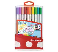 Premium Fibre-Tip Pen - STABILO Pen 68 brush - ColorParade - 19 assorted colours