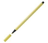 Premium Fibre-Tip Pen - STABILO Pen 68 - Pack of 1 - Mustard
