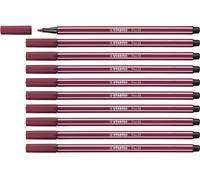 Premium Fibre-Tip Pen - STABILO Pen 68 - Pack of 10 - Purple