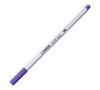 Premium Fibre-Tip Pen with Brush Tip - STABILO Pen 68 brush - Pack of 1 - Violet