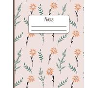 Premium Floral Notebook for Girls: A Feminine Journal for Dreams, Notes & Creativity for All Ages | 110 Pages, 7.25" x 9.25"