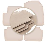 Premium-Fußmatten beige für: Opel e-Corsa F Schrägheck 2019-