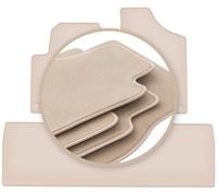 Premium-Fußmatten beige für Volkswagen Sharan I Minivan 1995-2010