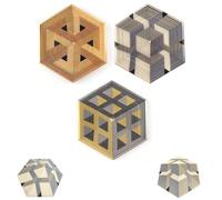 Premium Hexagon Twist Illusion, 3D Printed Hexagonal Fractal Fidget Decompression Sensory Gadget, Spiral Optical Visual Infinity Cube Relaxation Toy, Funny Pocket Gifts