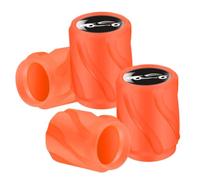 Premium High-Visibility UV-Glow Valve Stem Caps - 4-Piece Automotive Set, Features High-Intensity Long-Lasting UV-Photoluminescent Architecture For Nighttime Visibility | Precision-Engineered
