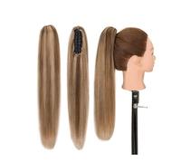 Premium Human Hair Ponytail Extension for Women, Clip for artiglio Estensione coda di cavallo Capelli umani Remy indiani Coda di cavallo Parrucchino 14-22 pollici Coda di cavallo lunga e setosa Estens