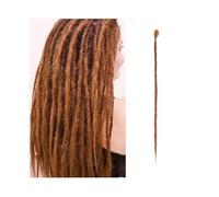 Premium Human Hair Ponytail Extension for Women, Estensioni dei dreadlock fatti a mano da 20 pollici 5 fili Chiusure di dreadlock sintetici Trecce all'uncinetto Capelli 1,0 cm Treccia di torsione fint
