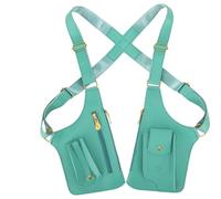 Premium Leather Adjustable Underarm Shoulder Bag for Men, Durable Soft Leather, For Daily Commute Travel Casual Outings (Green)