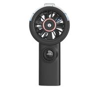 Premium Lightweight 260g Portable Mist Fan - High-Efficiency Humidifying Desktop Fan With Real-Time Power Monitor | Soft Fog Air Cooler Gift For Women, Concerts, Camping, And Outings