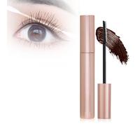 Premium Mascara, 2025 Upgrade Mascara Waterproof, Ciglia a Ventaglio e Sguardo Intenso, Senza Grumi e Sbavature, Adatto a Occhi Sensibili, Volumizzante e Allungante, incurva e moltiplica (Marrone)