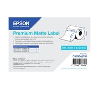 Premium Matte Label Die Cut Roll 210mm x 297mm 200 labels
