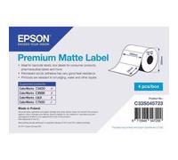 Premium Matte Label - etichette tagliate 102 mm x 76 mm (1570 etichette)