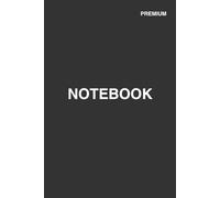 Premium Notebook: Black & Gold Edition: Minimalist Wide Ruled Journal | Professional | Elegant