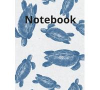 Premium NOTEBOOK: Blue Ocean Sea Turtle Journal - A4 Size Blank Pages Notebook for Drawing and Writing