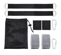 Premium Outdoor Swing Strap Kit con anelli a D sicuri e moschettoni, carico massimo 500 kg per una maggiore sicurezza