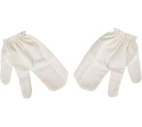Premium Pair Of Garshana Gloves | 100% Natural Raw Silk Fabric | For Ayurvedic Massage, Blood Flow Stimulation, Dead Cell Removal & Stress Reduction | Comfy Size For Men & Women Nice processing