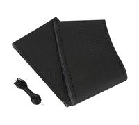 Premium Perforated, coprivolante in pelle - L - Ã 37/39 cm - Nero