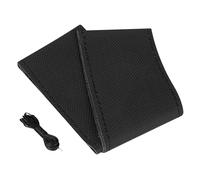 Premium Perforated, coprivolante in pelle - L - Ã 37/39 cm - Nero